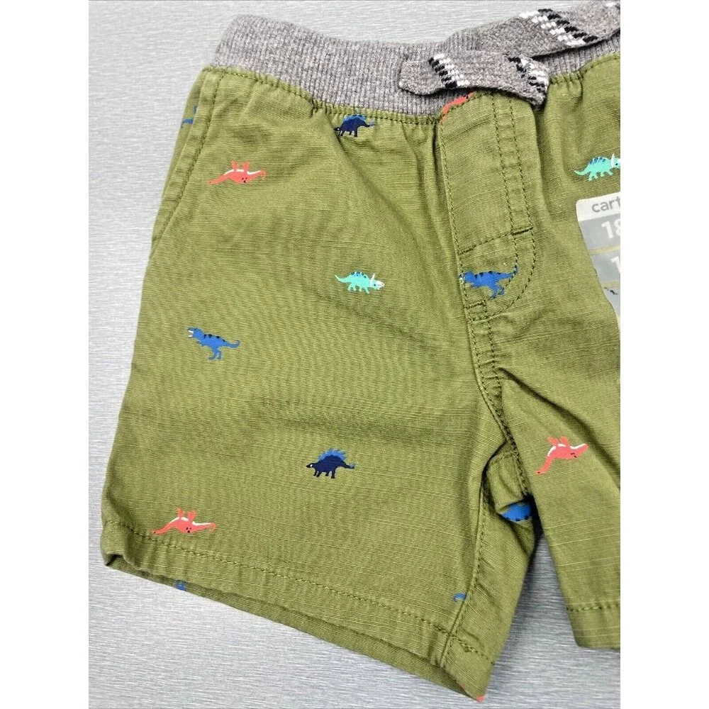 Carter's Baby Boy Pull-On Shorts  Dino Print Size 18M